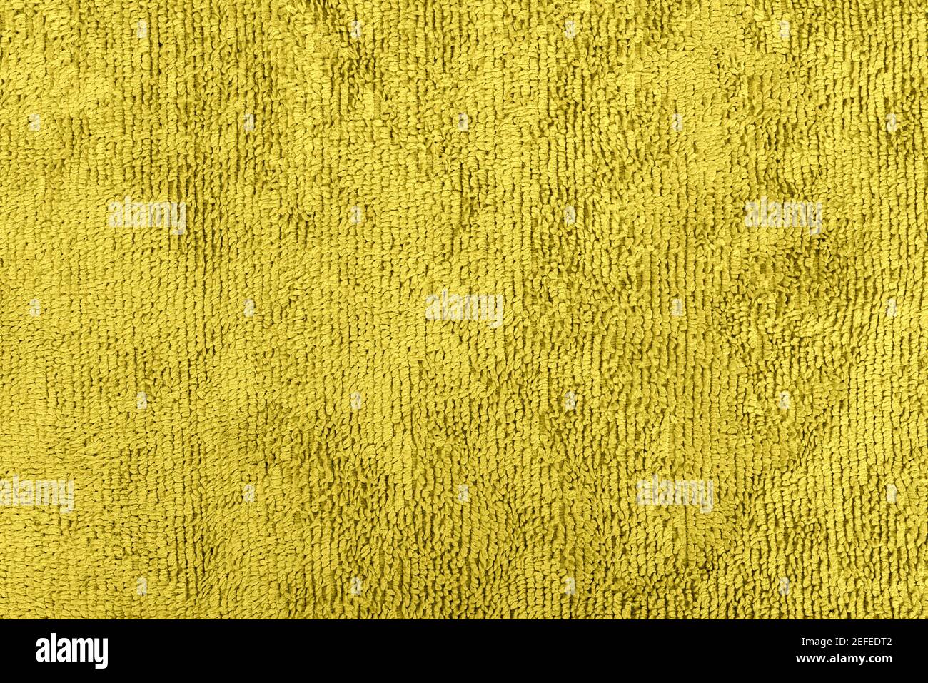 Hintergrund oder Textur aus gelber Microfaser-Qualität Stockfoto