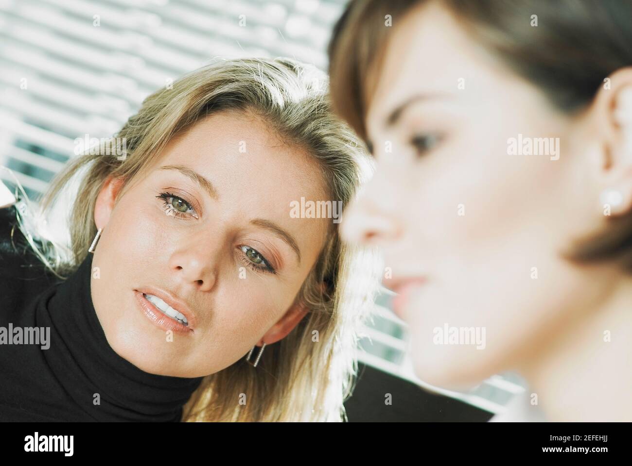 Nahaufnahme von zwei Frauen Stockfoto