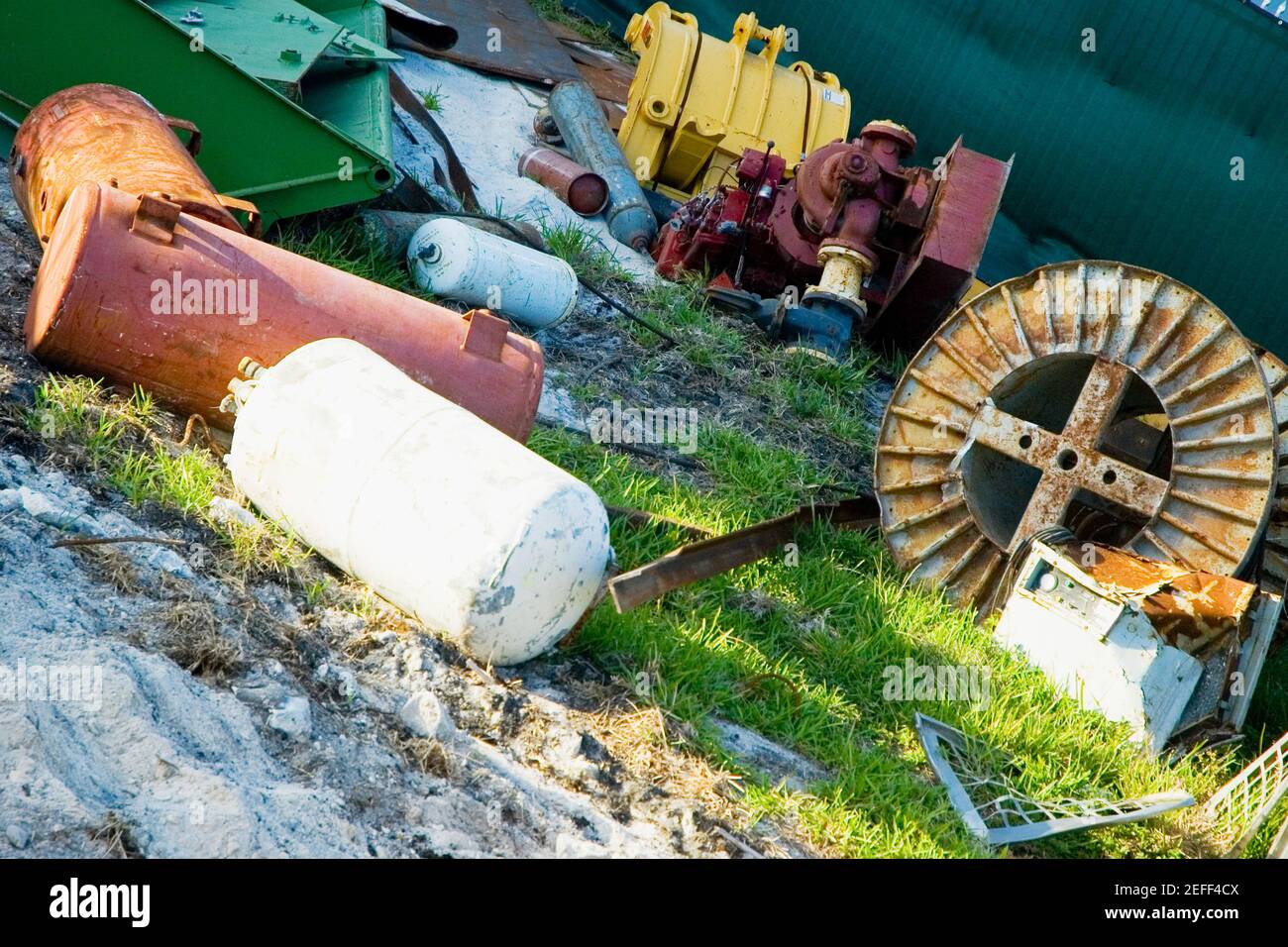 Blick auf Müll Stockfoto