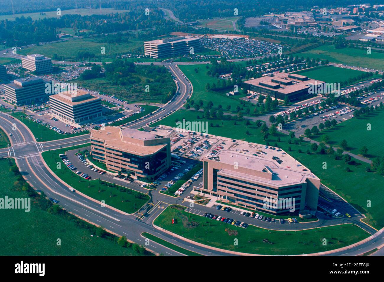 Bürogebäude in Bethesda, Maryland Stockfoto