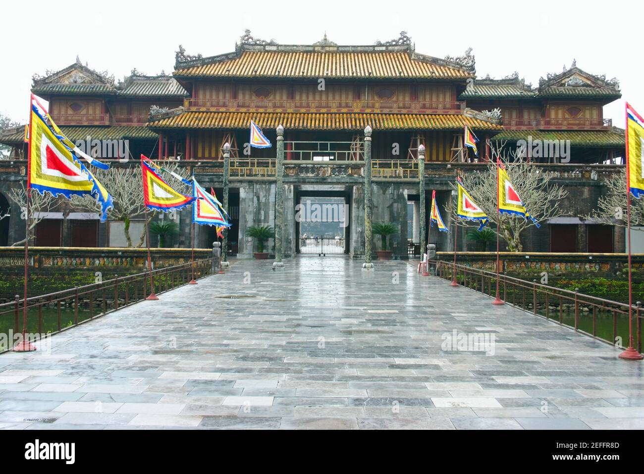 Fassade eines Gebäudes, Ho Chi Minh Stadt, Vietnam Stockfoto Fassade eines Gebäudes, Ho Chi Minh Stadt, Vietnam Stockfoto