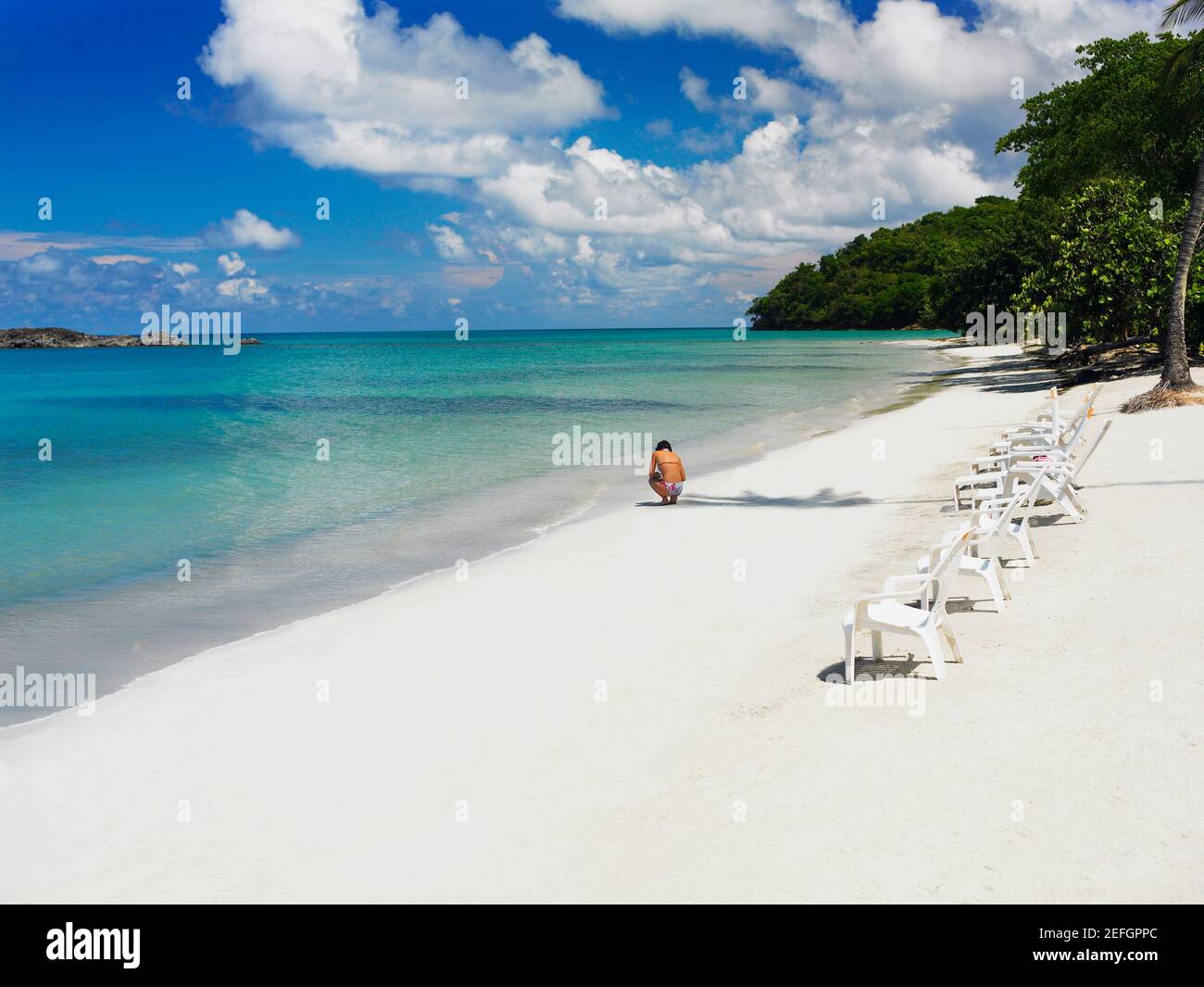 Der Strand bei Southwest Bay auf der Insel Providencia, Kolumbien  Stockfotografie - Alamy