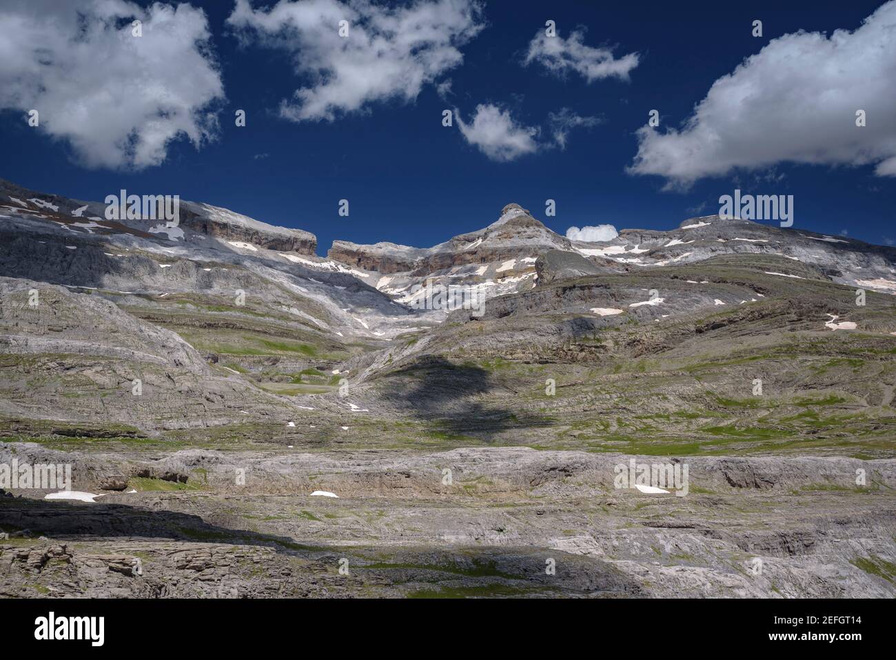 Faja de las Flores (Nationalpark Ordesa und Monte Perdido, Aragon, Pyrenäen, Spanien) ESP: Faja de las Flores, Parque Nacional de Ordesa y Monte Perdido (Aragon) Stockfoto