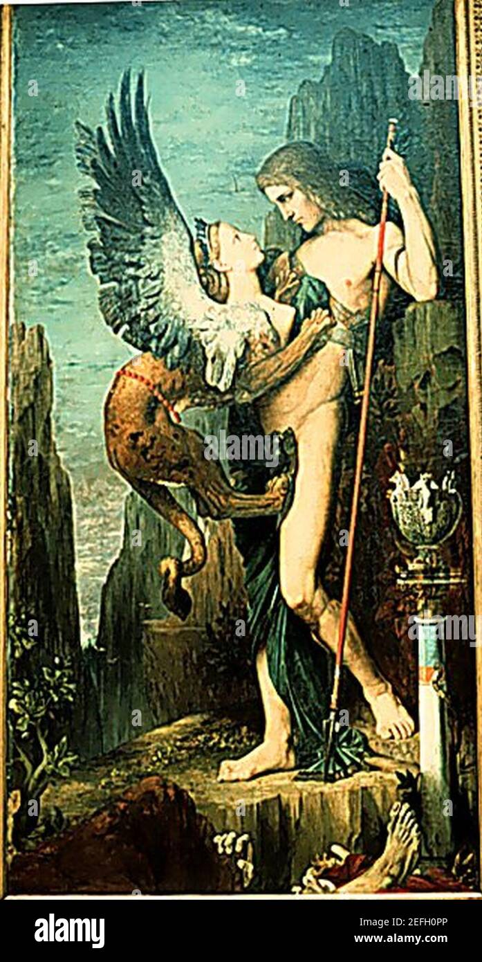 Odipus Und Sphinx Stockfotos Und Bilder Kaufen Alamy