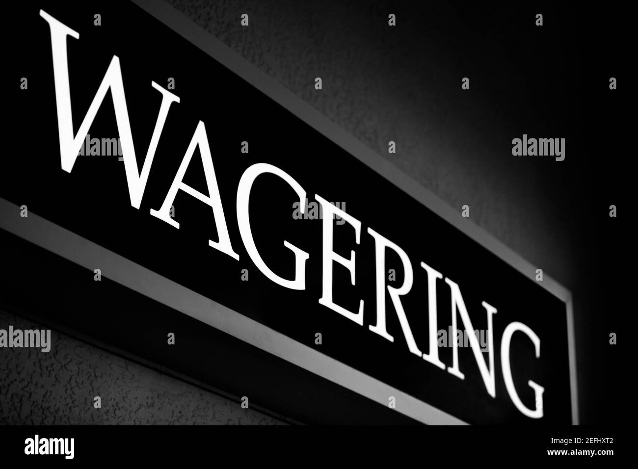 Nahaufnahme eines Textes Stockfoto