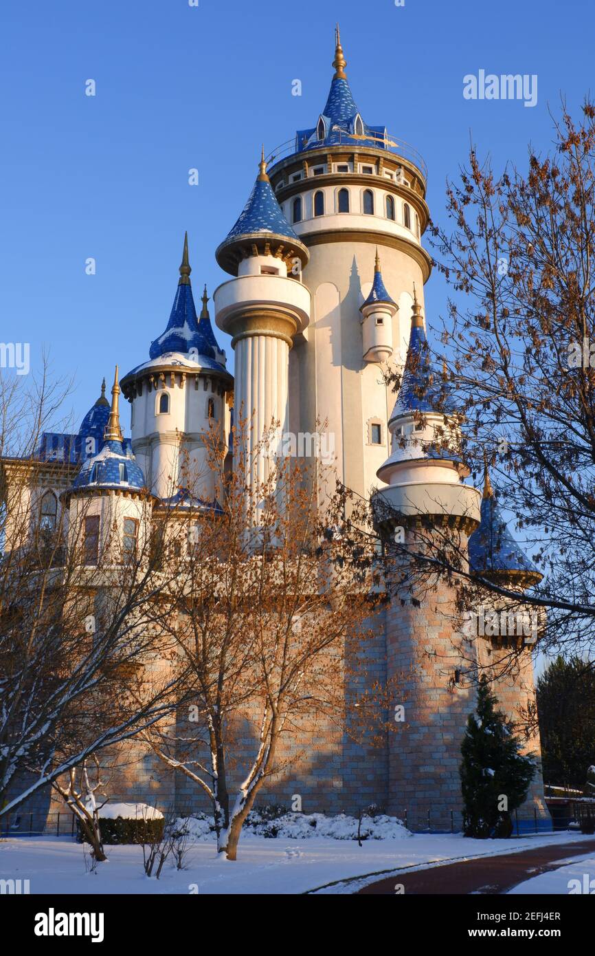 Tale Castle im Sazova Park Eskisehir/TÜRKEI Stockfoto