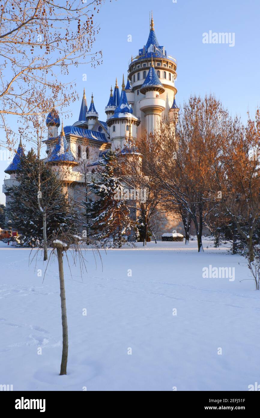 Tale Castle im Sazova Park Eskisehir/TÜRKEI Stockfoto