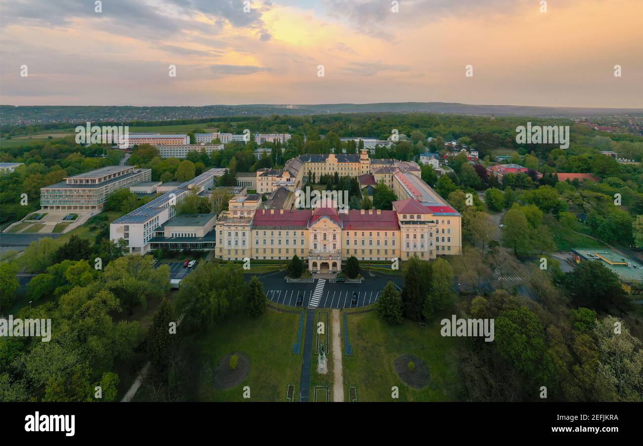 Ungarische Universität für Landwirtschaft und Biowissenschaften in Godollo Stadt in der Nähe Ban Budapest Ungarn. Stockfoto