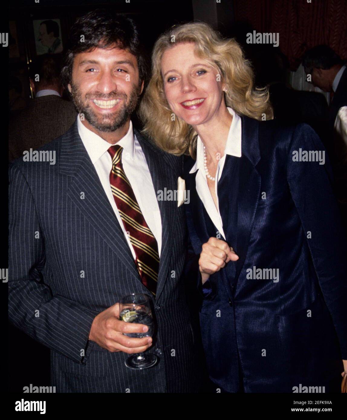 Ron Silver & Blythe Danner 1980s Foto von Adam Scull-PHOTOlink.net /MediaPunch Stockfoto