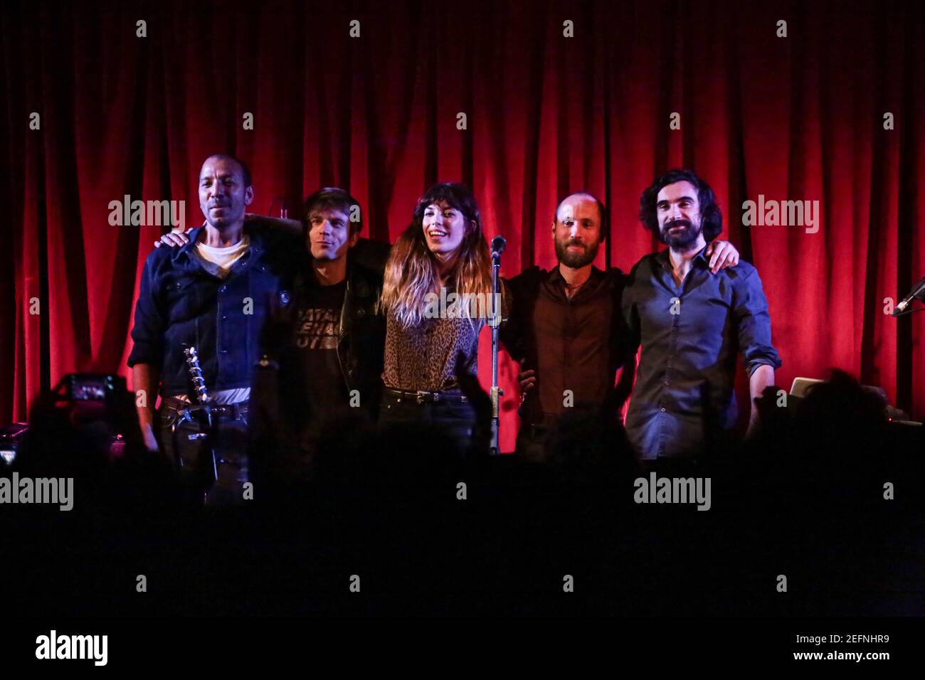 Lou Doillon und ihre Band in der Bush Hall Stockfoto