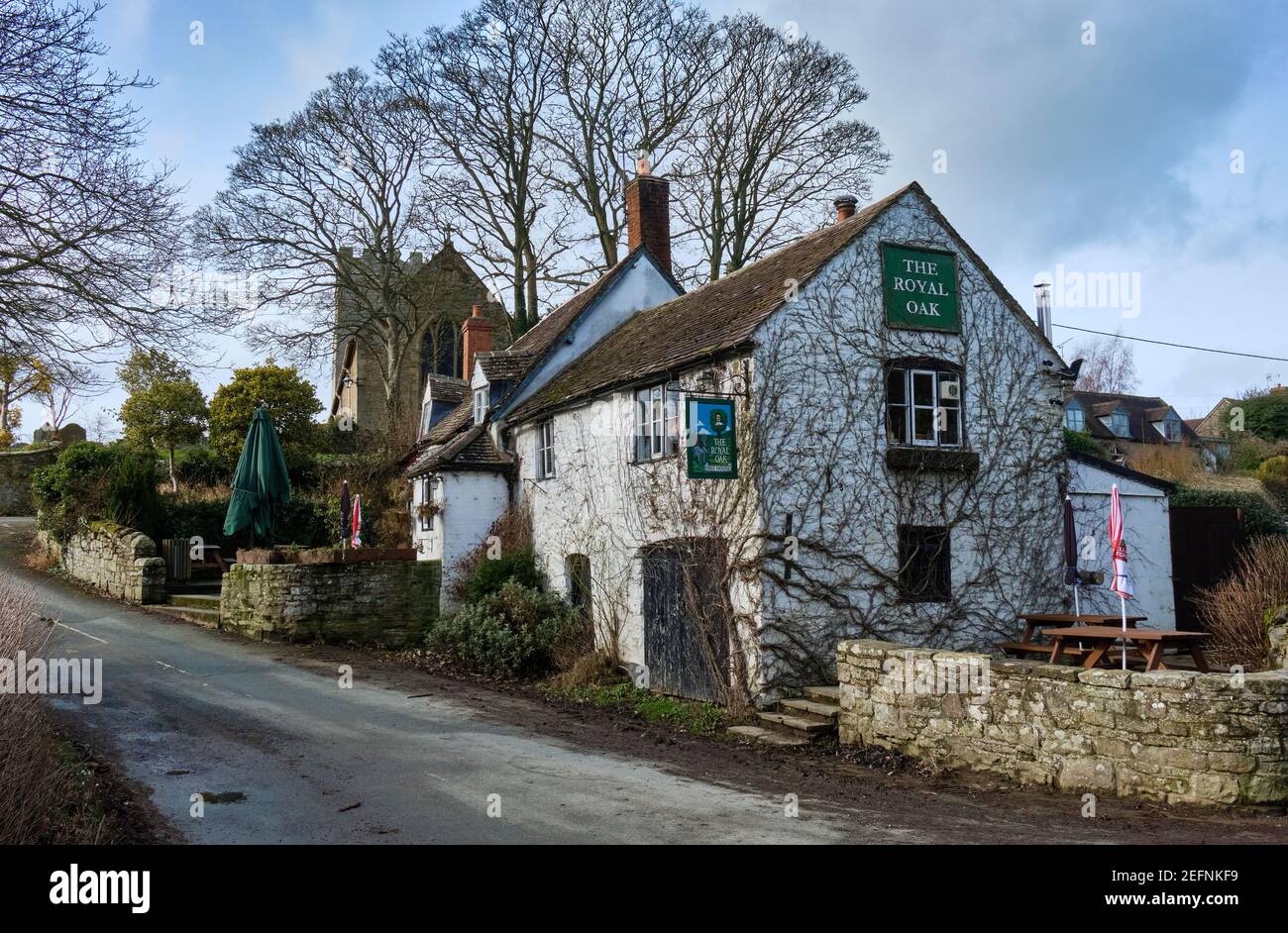 The Royal Oak in Cardington, Shropshire Stockfoto