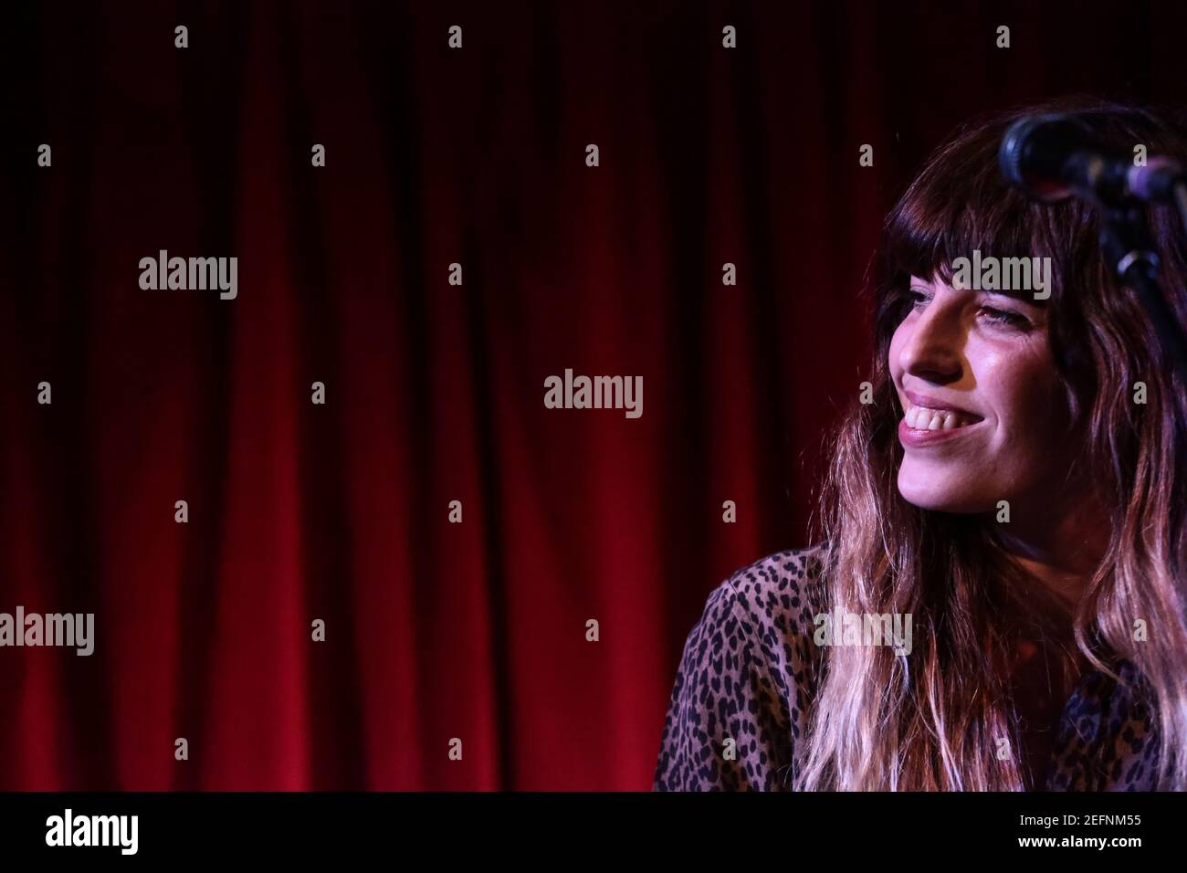 Lou Doillon und ihre Band in der Bush Hall Stockfoto