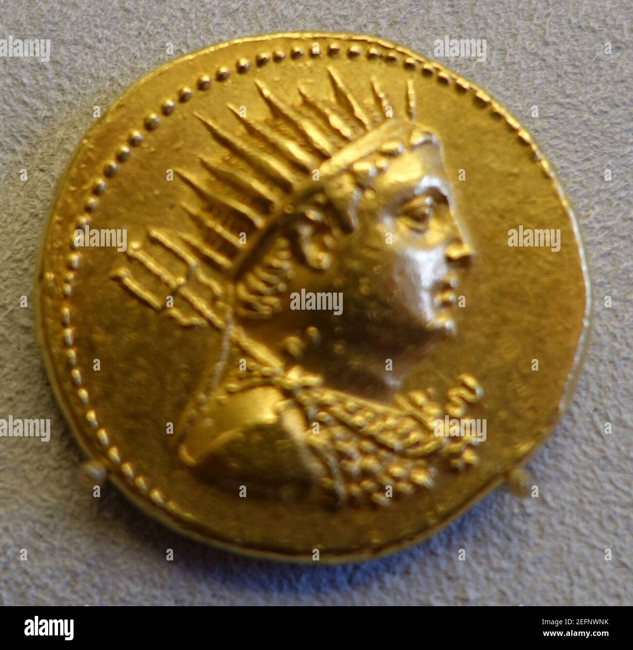 Oktodrachme, Alexandria, Ptolemaios III, 222-205 v. Chr. Stockfoto