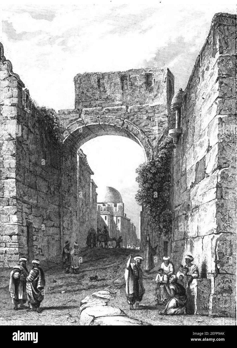 Altes Jerusalem, Illustration für La TerreSainte et les lieux
