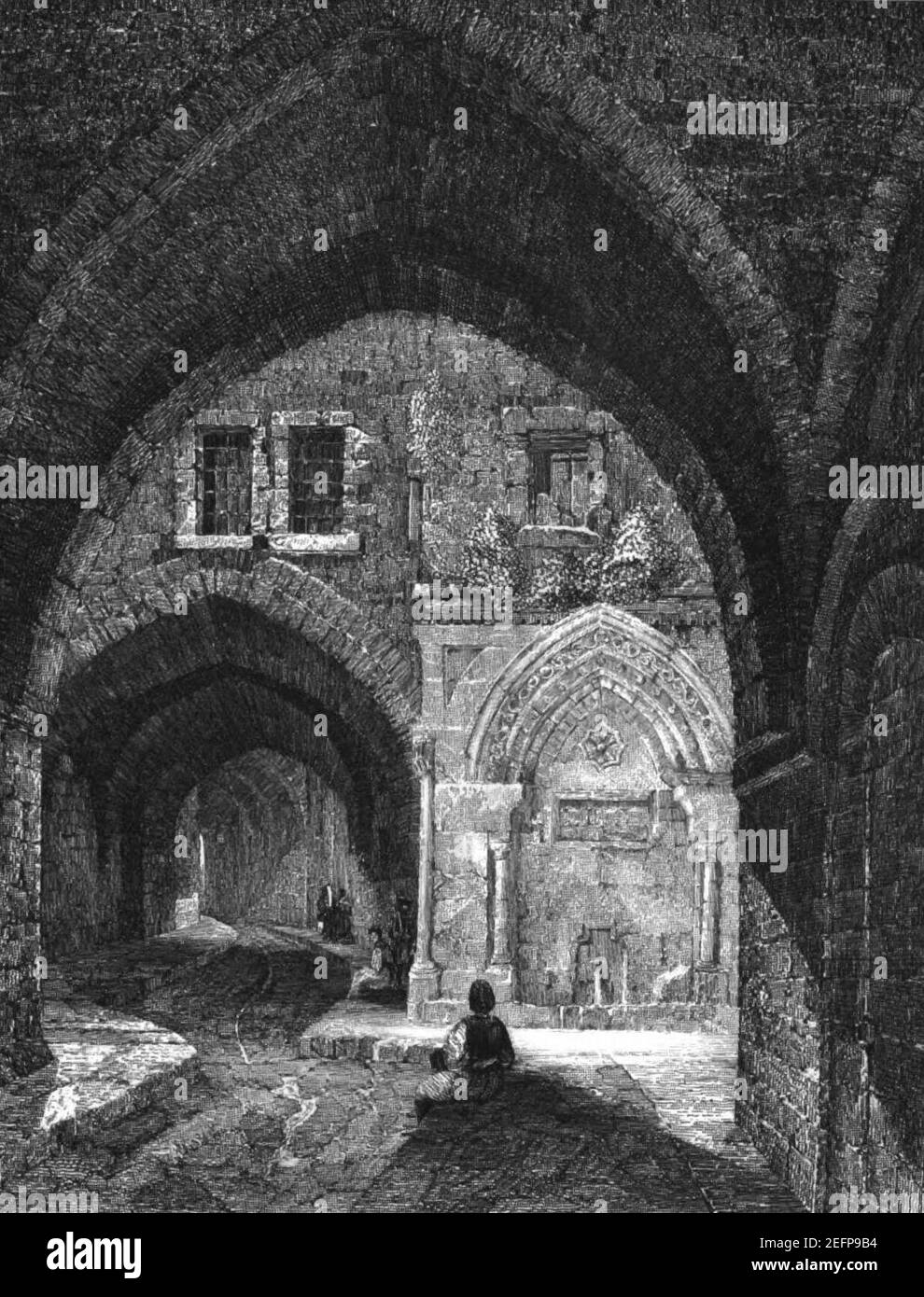 Alte Jerusalemstraße, Illustration für La TerreSainte et les lieux