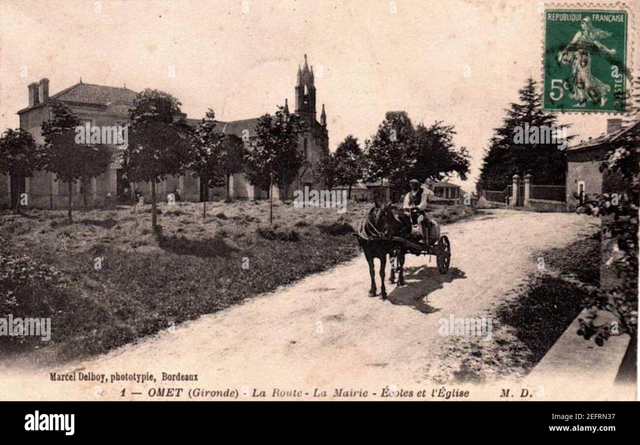 Omet - bourg 1. Stockfoto