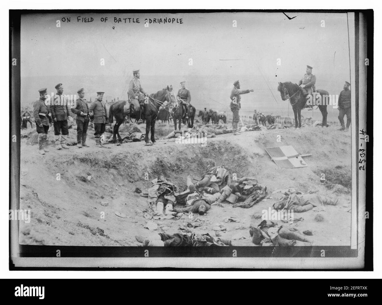 Auf dem Feld der Schlacht, Adrianopel Stockfoto