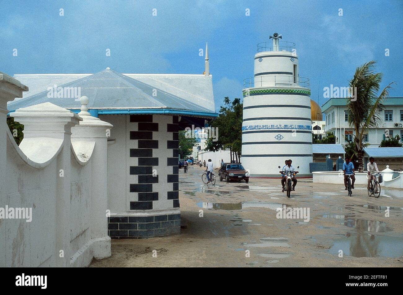 Mulee-Aage und Munaaru - Male - Maldives 1987 (Foto auf Fotofilm) Stockfoto