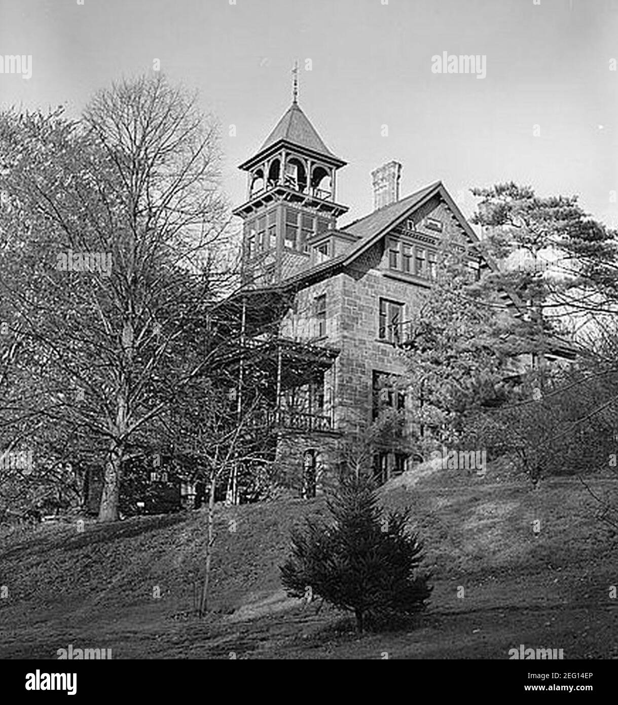 Othniel C. Marsh House, 360 Prospect Street, New Haven (New Haven County, Connecticut). Stockfoto