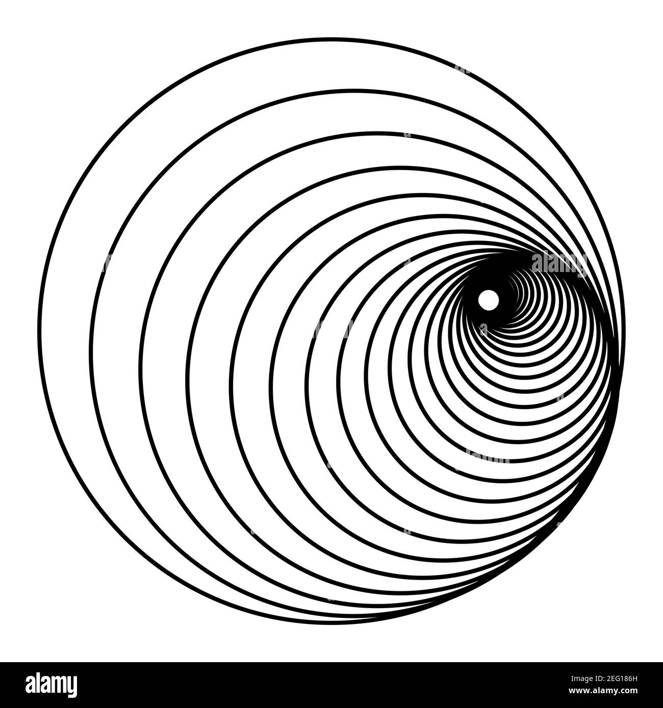 Abstrakt Psychedelic Art Hintergrund. Vektorgrafik. EPS10 Stock Vektor