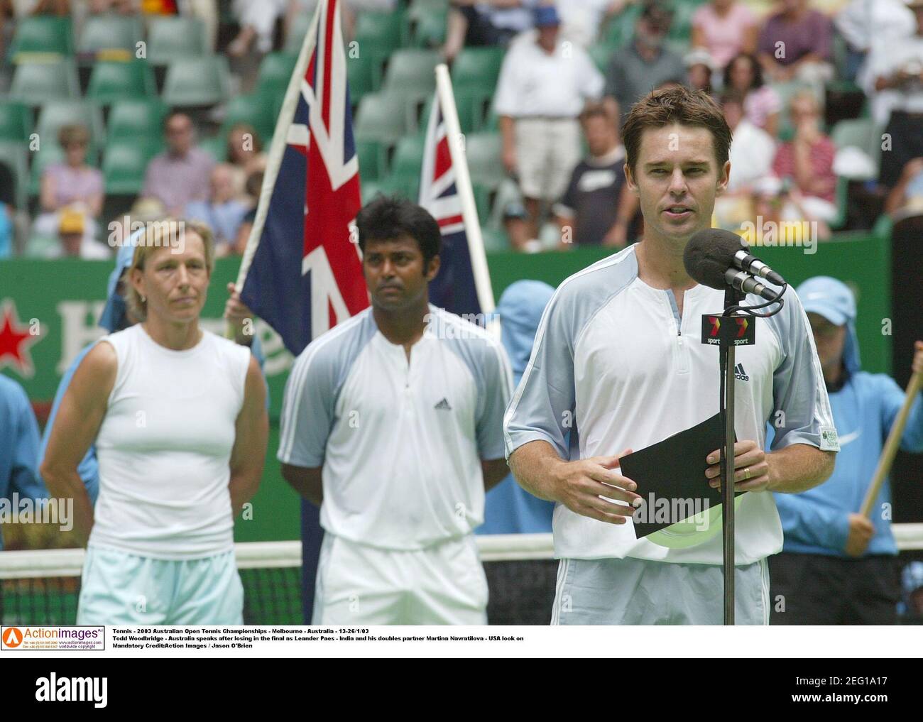 Tennis 2003 Australian Open Tennis Championships Melbourne