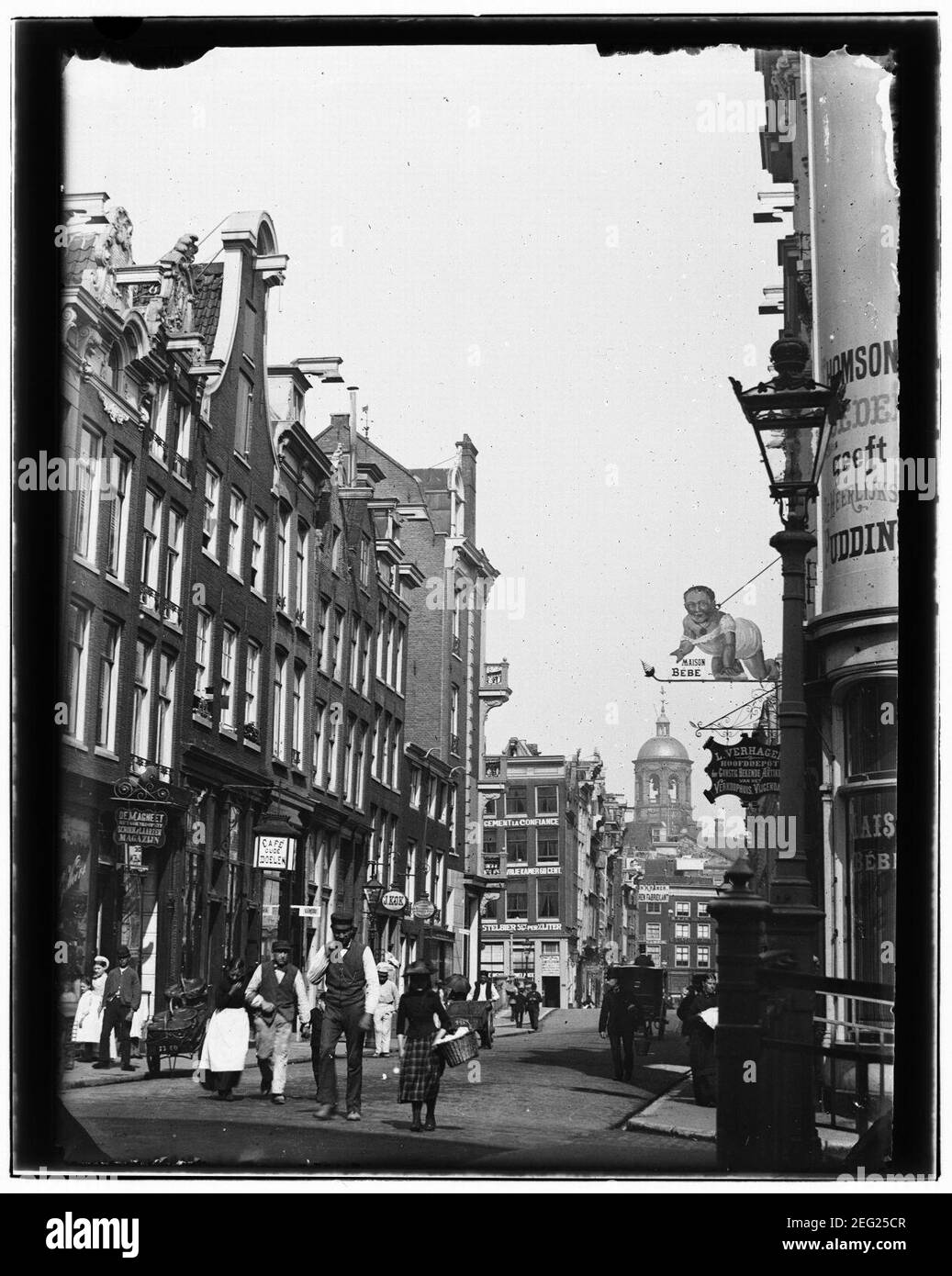 Oude Doelenstraat 16-2 Jacob Olie (max. Auflösung). Stockfoto