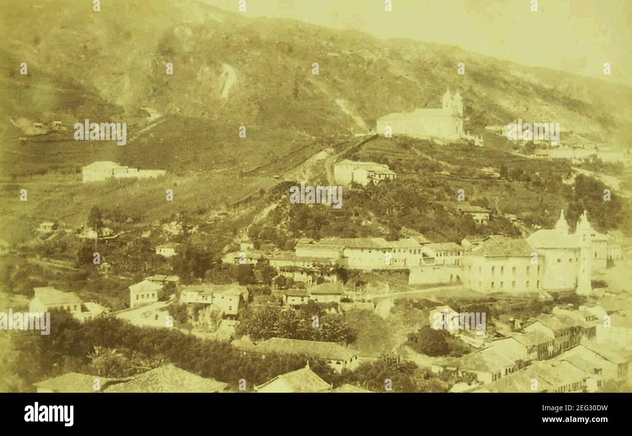 Ouro Preto, 1870 (Marc Ferrez). Stockfoto