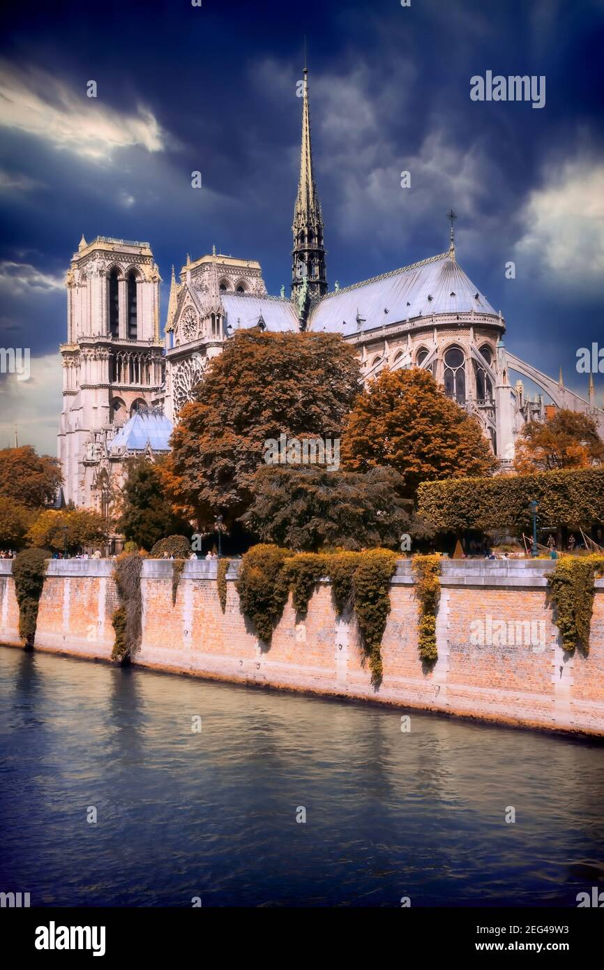 Notre Dame de Paris Stockfoto