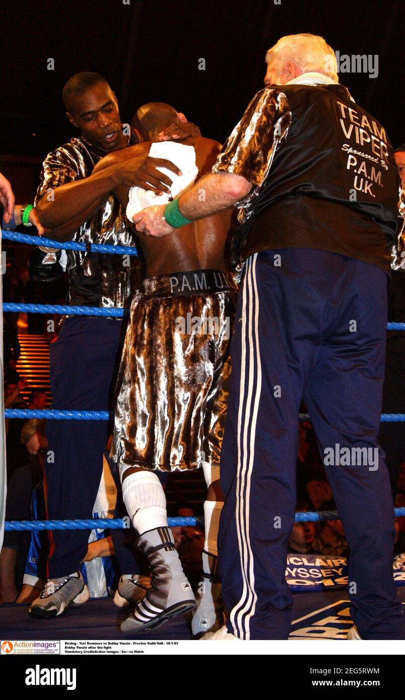 Boxen Yuri Romanov vs Bobby Vanzie Preston Guild Halle 18/1/03