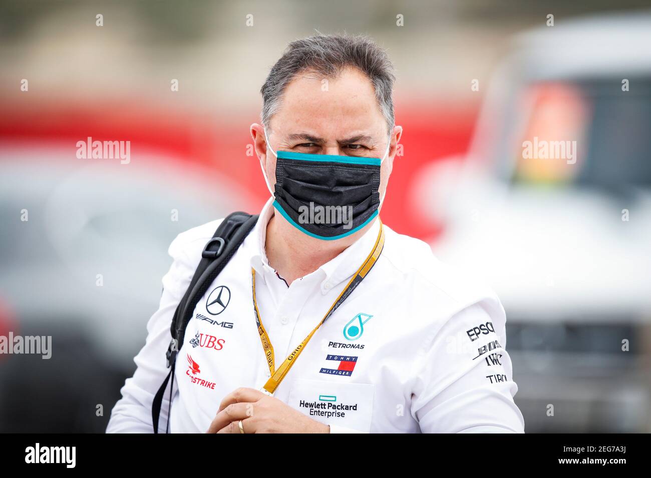 MEADOWS Ron, Sportdirektor Mercedes AMG F1 GP, Portrait während des Formel 1 Gulf Air Bahrain Grand Prix 2020, vom 27. Bis 29. November 2020 auf dem Bahrain International Circuit, in Sakhir, Bahrain - Foto Florent Gooden / DPPI Stockfoto