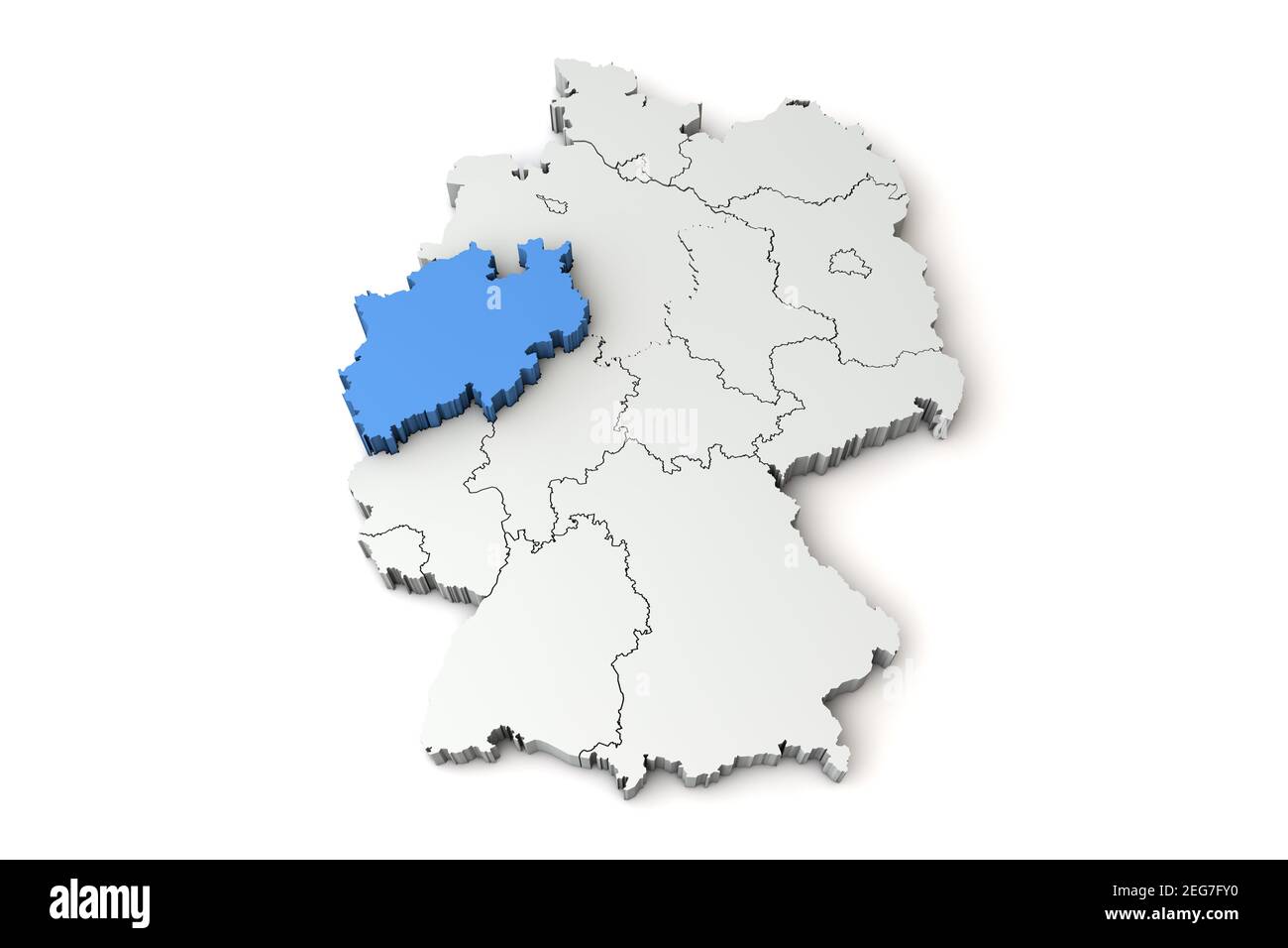 Karte nordrhein westfalen bundesland -Fotos und -Bildmaterial in hoher  Auflösung – Alamy