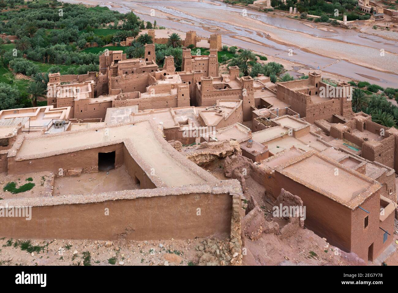 Ksar Ait-Ben-Haddou, Marokko Stockfoto