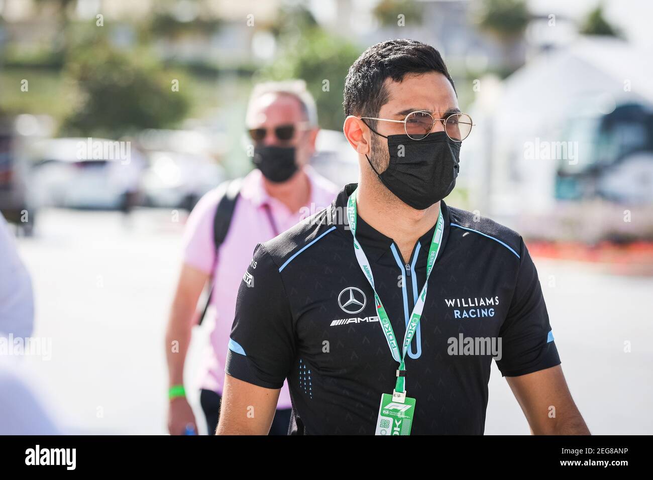 NISSANY Roy (il), Testfahrer von Williams Racing, Portrait während des Formel 1 Etihad Airways Abu Dhabi Grand Prix 2020, vom 11. Bis 13. Dezember 2020 auf dem Yas Marina Circuit, in Abu Dhabi - Foto Antonin Vincent / DPPI Stockfoto