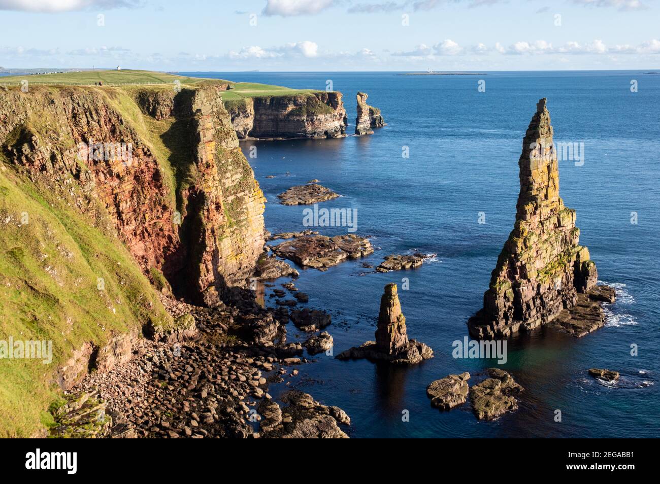 Dunscansby Kopf Schottland Großbritannien Stockfoto