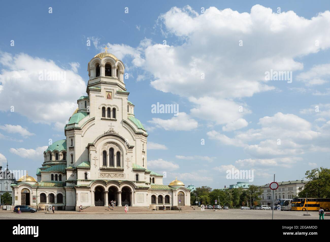Alexander-Newski-Kathedrale, Sofia, Bulgarien Stockfoto