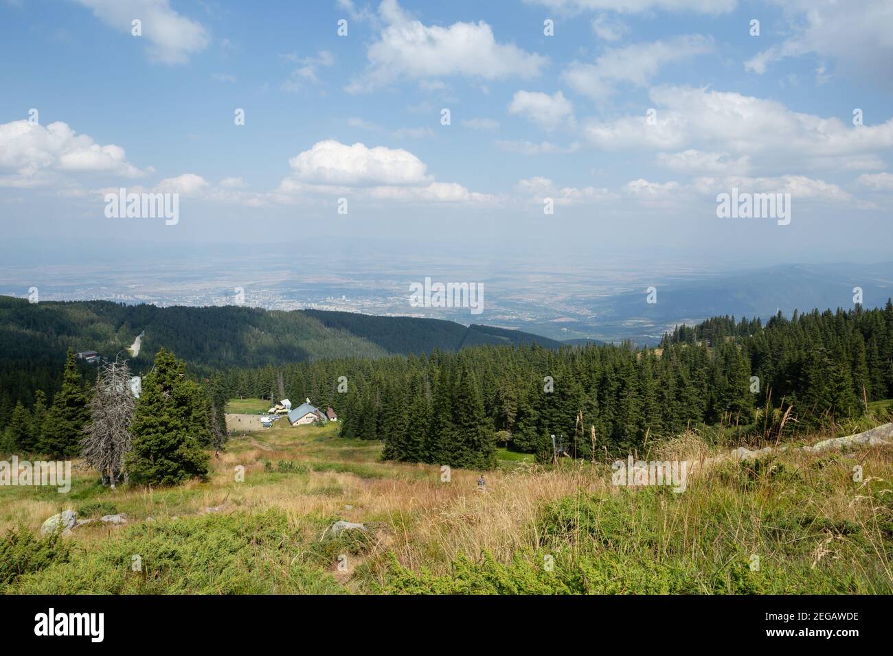 Vitosha Berg, Sofia, Bulgarien Stockfoto