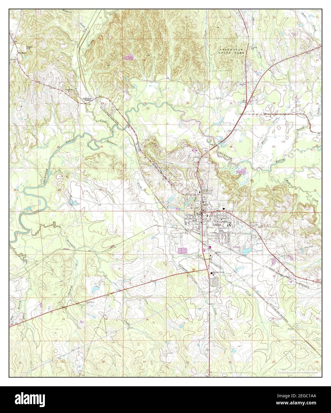 Linden alabama karte Fotos und Bildmaterial in hoher Auflösung Alamy