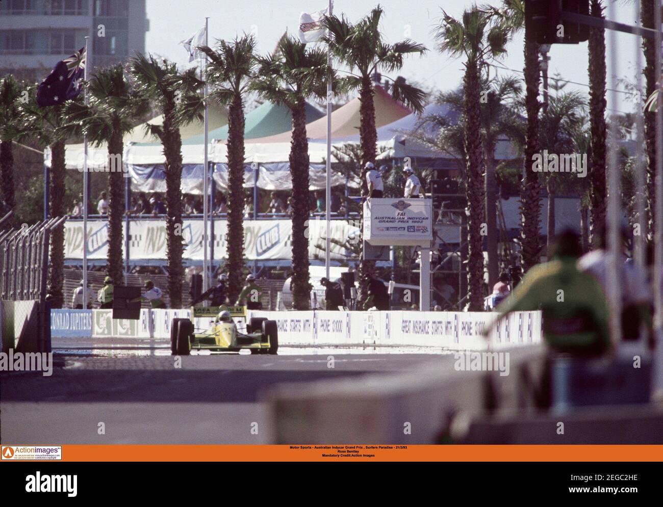 Motorsport - Australian Indycar Grand Prix , Surfers Paradise - 21/3/93 Ross Bentley obligatorische Gutschrift:Action Images F1 Stockfoto