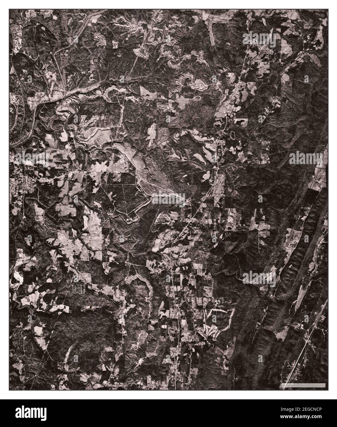 Trafford, Alabama, Karte 1975, 1:24000, Vereinigte Staaten von Amerika von Timeless Maps, Daten U.S. Geological Survey Stockfoto