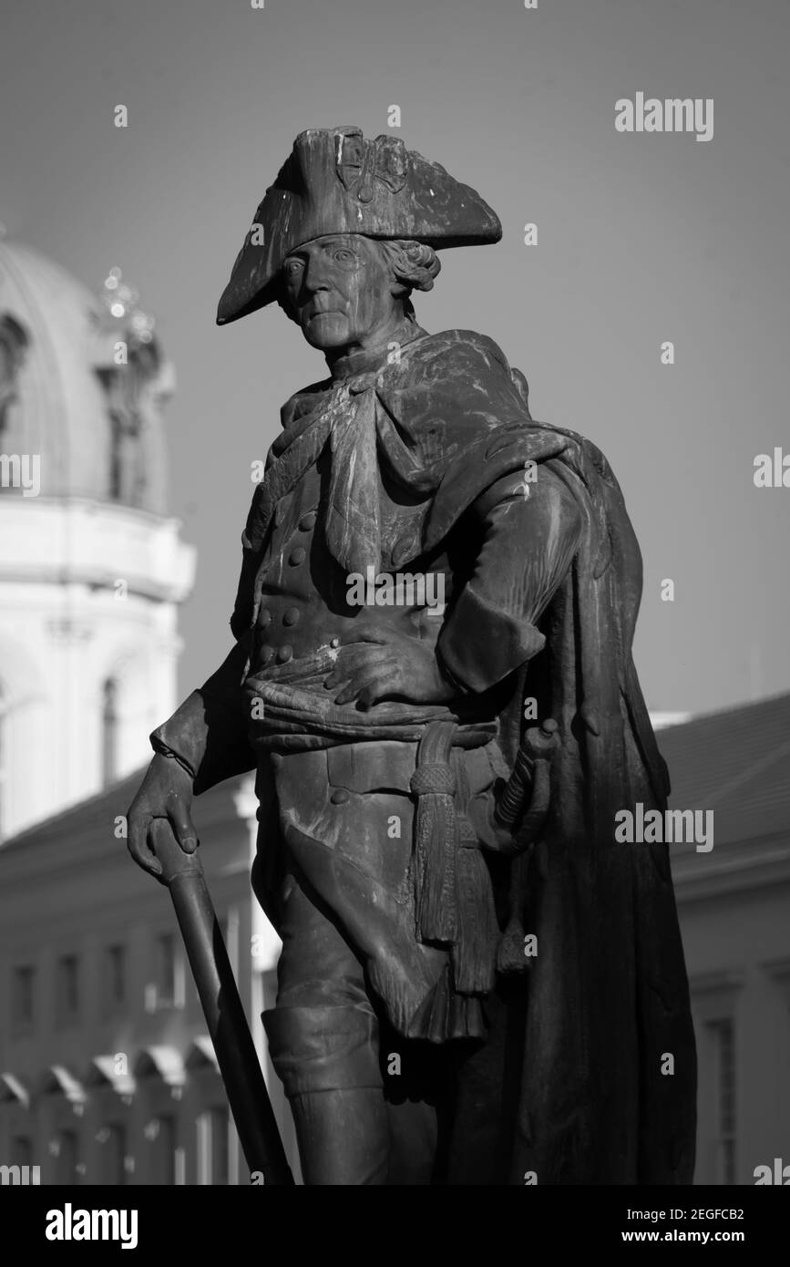 Friedrich II., König von Preussen in Berlin Stockfoto