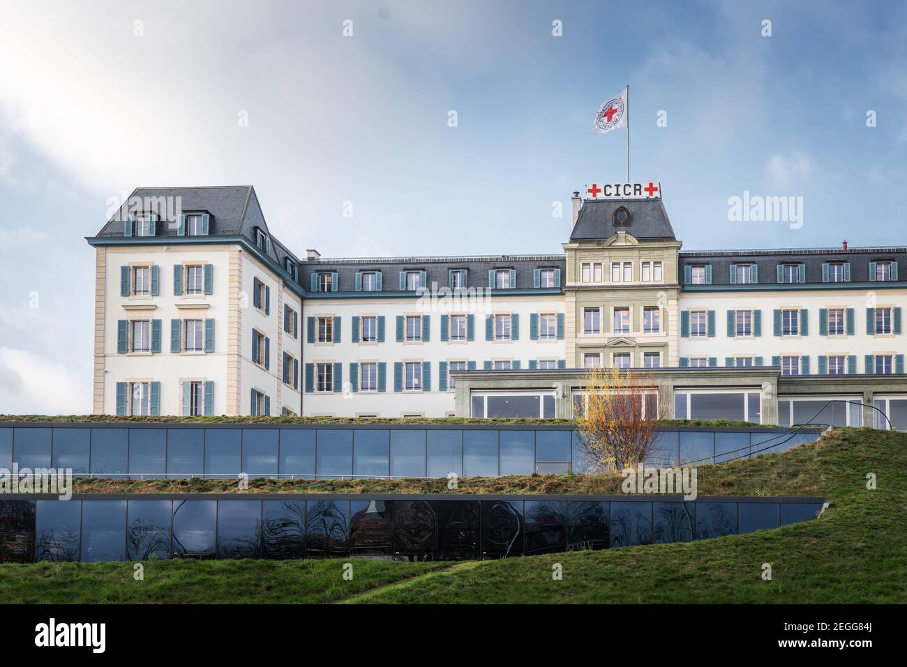 Internationales Komitee des Hauptquartiers des Roten Kreuzes - Genf, Schweiz Stockfoto