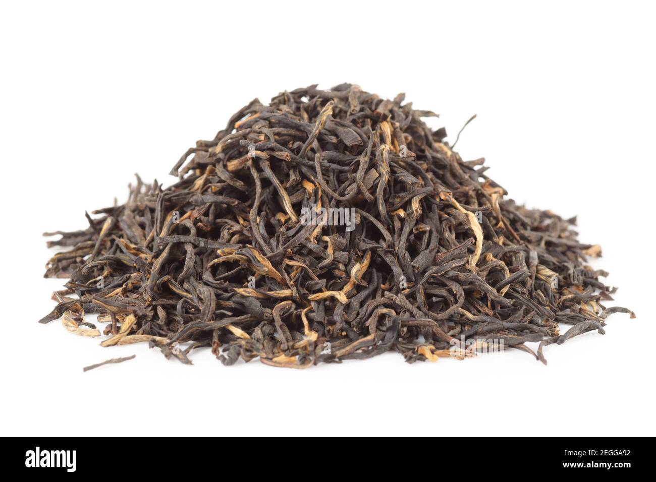 Premium-Qualität roten Tee aus ANSI, China, isoliert auf weißem Hintergrund Stockfoto