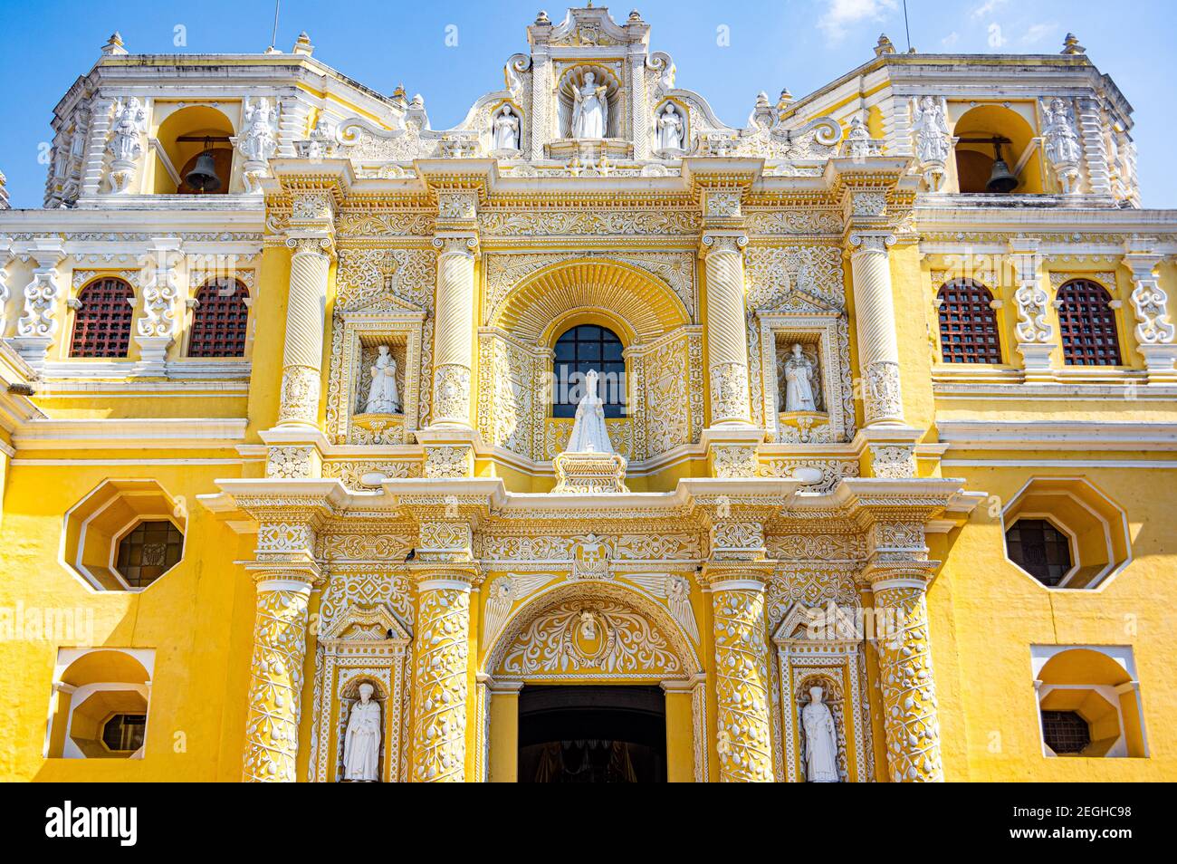 Kirche La Merced / Iglesia de La Merced, Antigua Guatemala Stockfoto