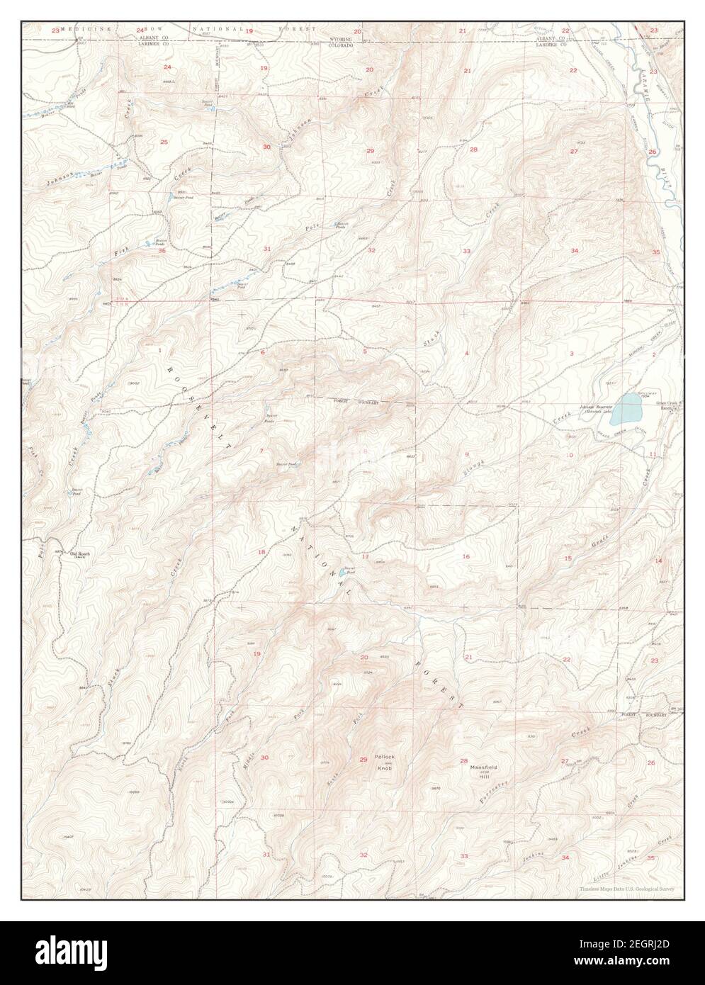 Old Map Of Colorado Stockfotos Und Bilder Kaufen Alamy