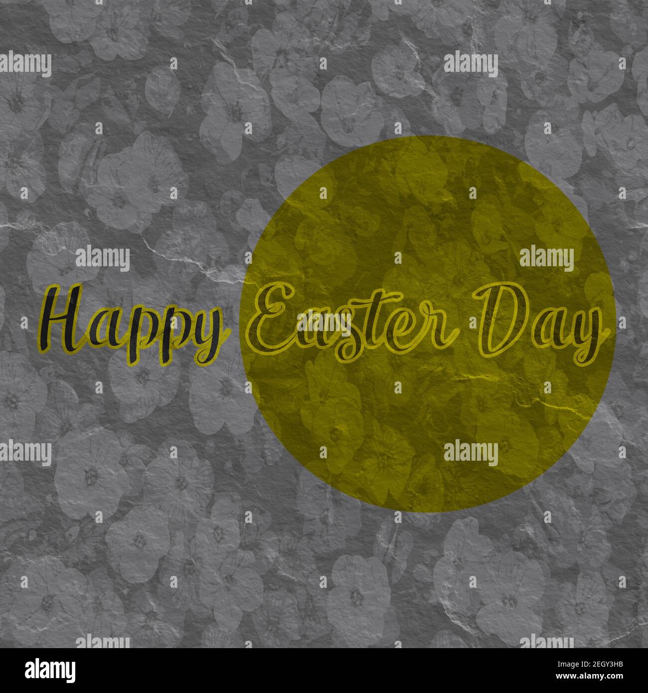 Happy Easter Day Vektor Grafik Text. Stockfoto