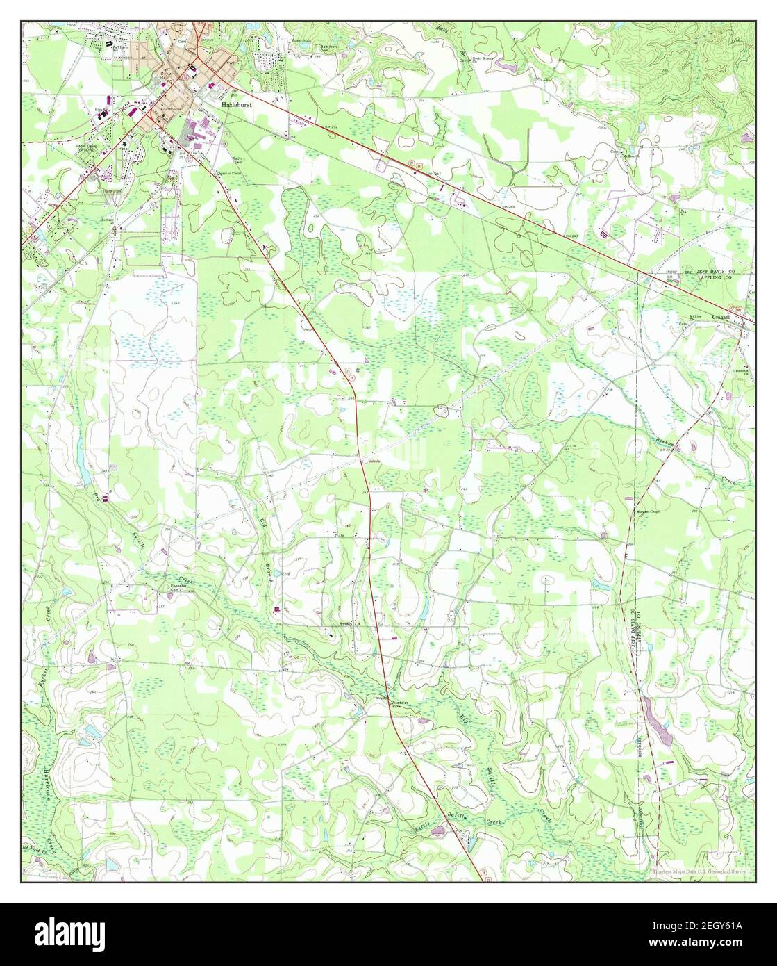 Karte von hazlehurst Fotos und Bildmaterial in hoher Auflösung Alamy