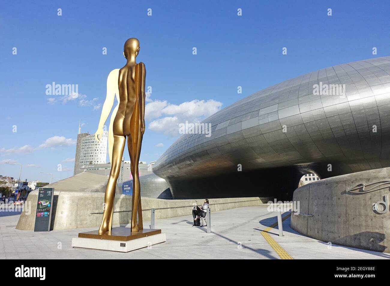Dongdaemun Design Plaza in Seoul, Korea Stockfoto