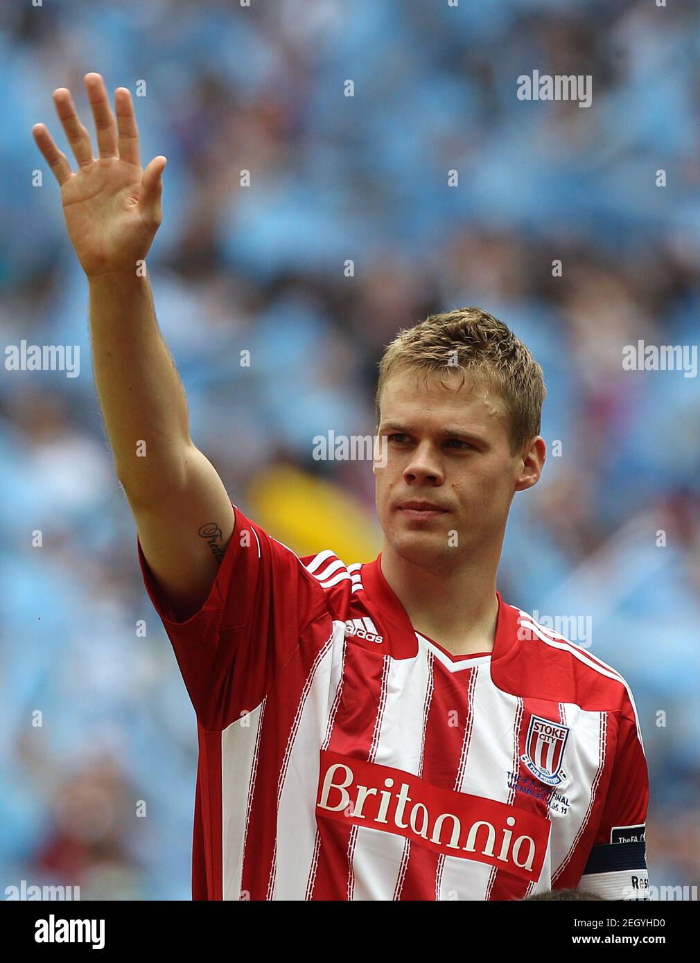 Aktenfoto vom 14-05-2011 von Ryan Shawcross von Stoke City. Ausgabedatum: Freitag, 19. Februar 2021. Stockfoto