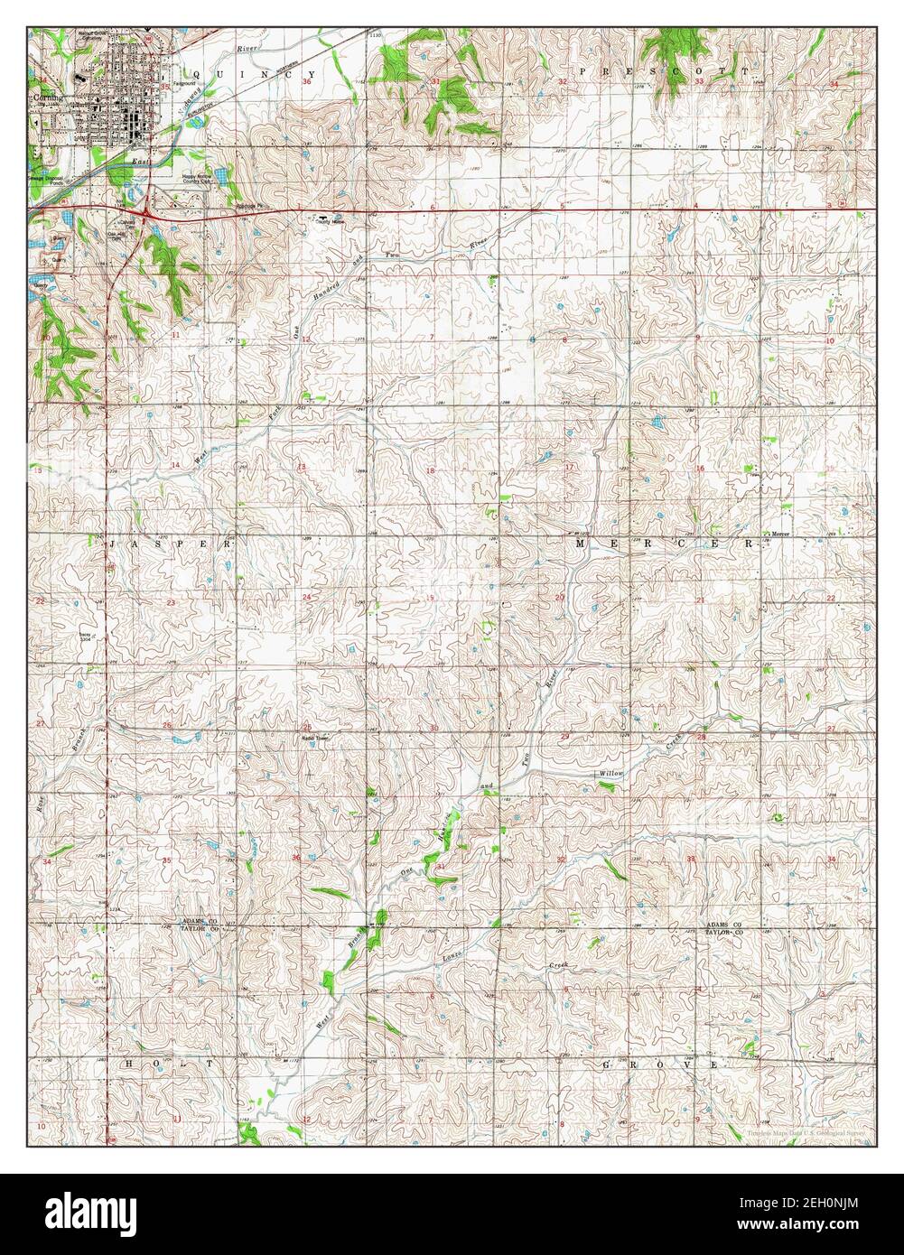 Corning Iowa Karte Stockfotos und bilder Kaufen Alamy