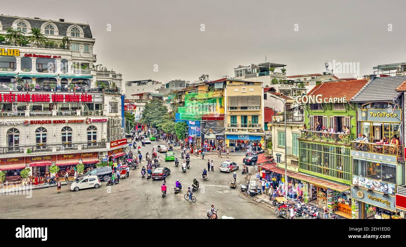 Old Hanoi, Vietnam Stockfoto